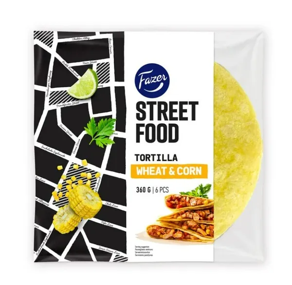 Maisitortillad FAZER, Street Food, 6 tk, 360 g