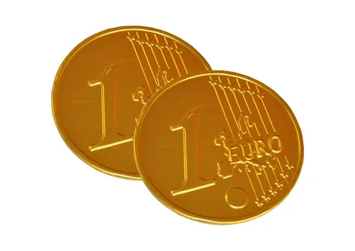 MAITRE TRUFFOUT Euro Sokolaadimedal 21,5gr*36tk (2)