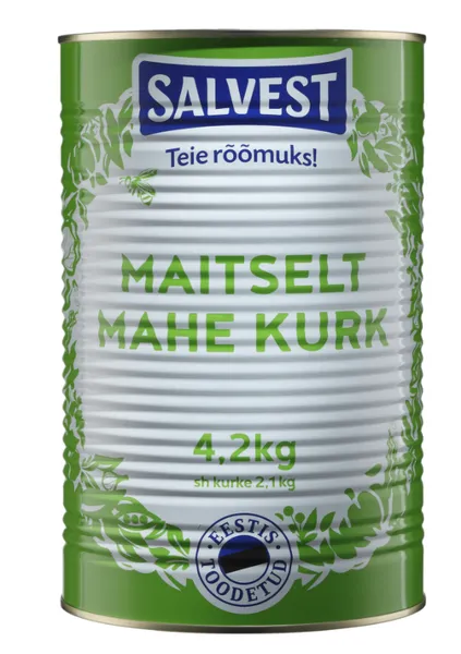 Maitselt mahe kurk SALVEST, 4,2 kg/2,1 kg