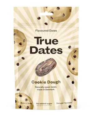 Maitsestatud datlid TRUE DATES Cookie Dough, 100g