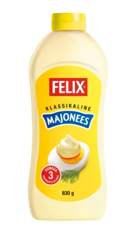 Majonees FELIX Klassikaline 45%, 830g