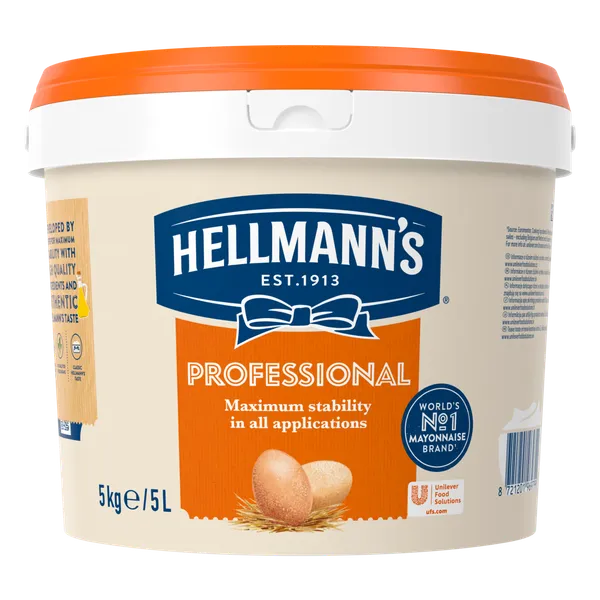 Majonees HELLMANN'S, Professional, 29% rasva, ämbris, 5 L