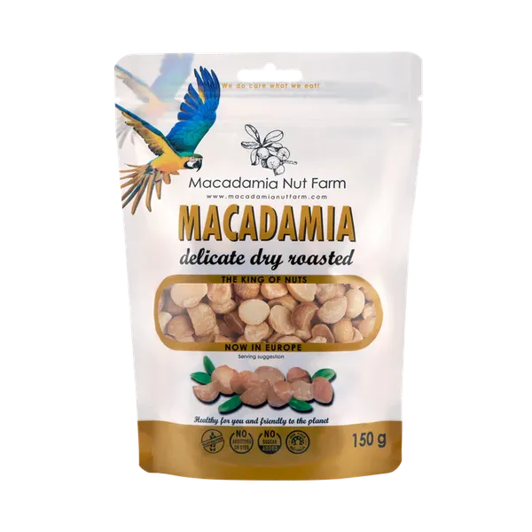Makadaamia pahklid MACADAMIA NUT FARM, tuumad, rostitud, 150g