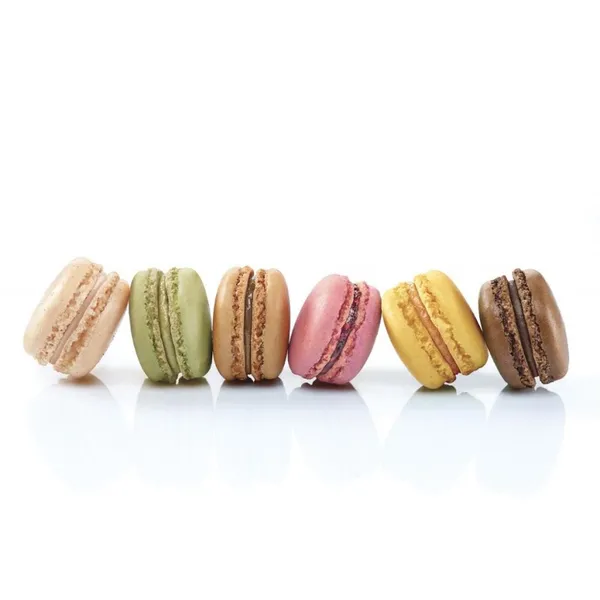 Makroonide assortii PASQUIER, The Classic, 6 sorti, 72 tk, külmutatud, 924g