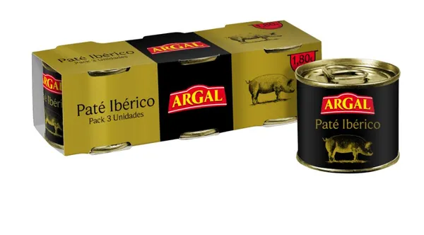 Maksapasteet ARGAL, Iberico, sealiha, 3-pakk, 3tk x 80g
