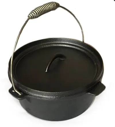 Malmist pott kaanega  4 l,  Ø25 cm, Dutch Oven, KAMADO BONO