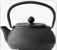 Malmist teekann 0,8 L , must, teesõelaga TK