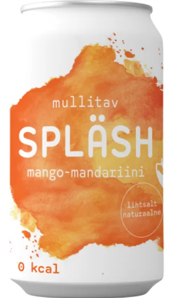 Gaseeritud vesi mango-mandariini, SPLÄSH, 330 ml