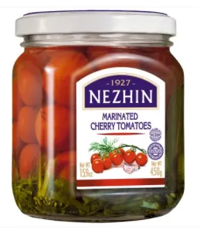 Marineeritud kirsstomatid, NIZHYN, 450 g