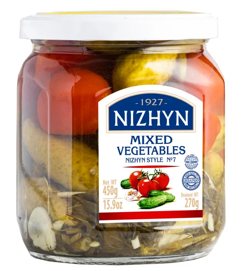 Marineeritud köögiviljade segu "Style No 7", NEZHIN, 450 g