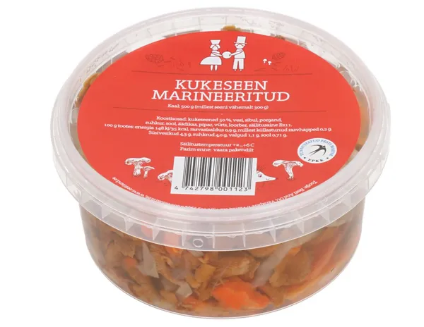 Marineeritud kukeseened EESTI AND 500g, TK