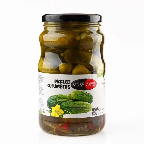 Marineeritud kurgid TASTE LAND, 9-12 cm, 3 kg / 1,5 kg