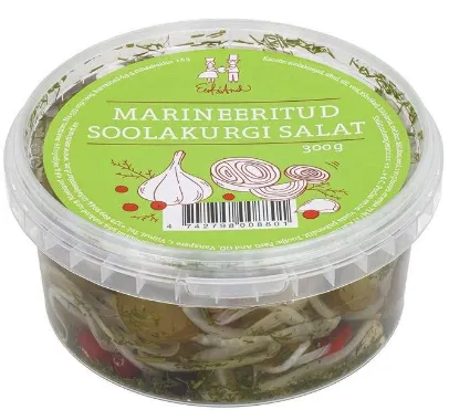 Marineeritud soolakurgi salat EESTI AND 300g, TK