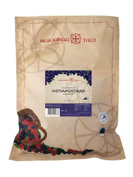 MARJAMAA Külmutatud metsmustikad , 1kg