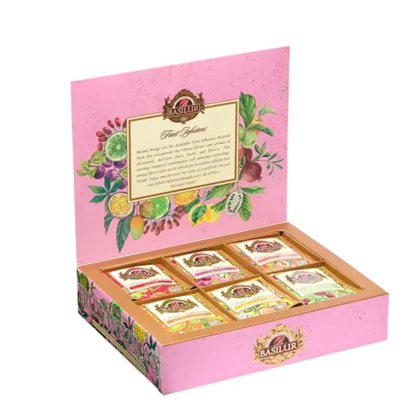 Ürdi-puuviljatee assortii “Vol II”, BASILUR, teekotikestes, 120 g (60 tk)