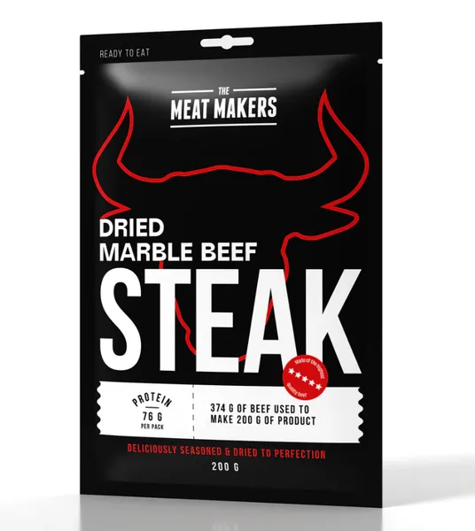 Marmorveiselihasnäkk THE MEAT MAKERS, kuivatatud, viilutatud, 200g