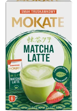 Matcha Latte MOKATE Strawberry 14g*6)*5