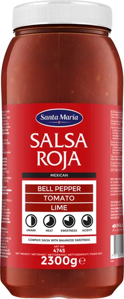 Mehhikopärane salsa SANTA MARIA, Roja, 2300 g