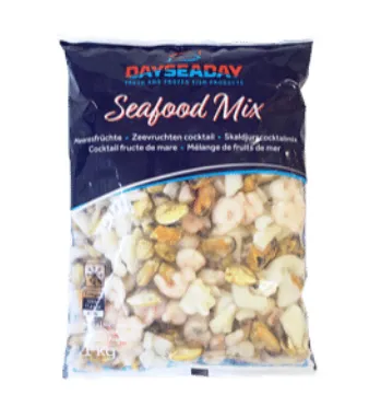 Mereandide segu DAYSEADAY, 4 koostisosa, keedetud, 20% glasuur, IQF, külmutatud, 1kg
