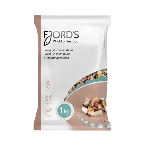 Mereandide segu FJORD'S külmutatud, 1kg