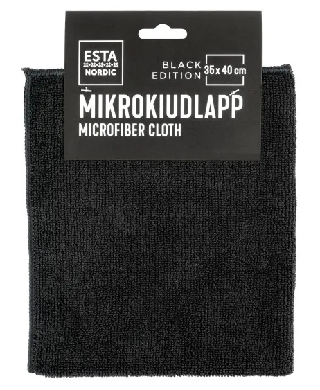 Mikrokiudlapp Esta Nordic Black Edition 35x40cm