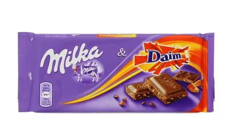 Milka daimi tükkidega piimašokolaad 100 g