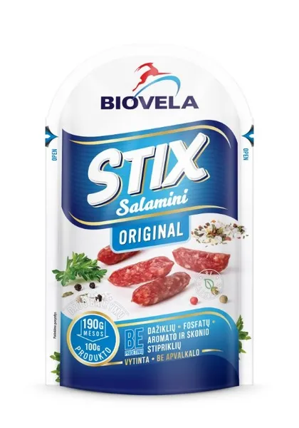 Mini salaami vorstid BIOVELA, Original, vinnutatud, 80g