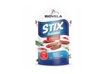 Mini salaami vorstid BIOVELA, vinnutatud, tšilliga, 80g