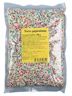Mitmevärvilised tordikaunistused, 400 g