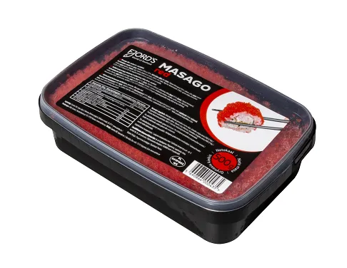 Moiva kaaviar FJORD'S, Masago, punane, külmutatud, 500g
