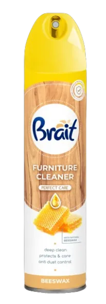 Mööblipuhastusvahend Classic mesilasvahaga 300ml, BRAIT