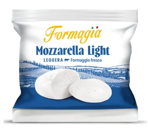 Mozzarella juust FORMAGIA, Light, vähendatud rasvasisaldusega, 125g