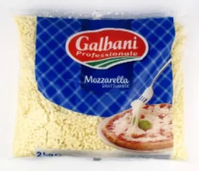 Mozzarella juust GALBANI, riivitud kuubikuteks, 20% RSM, 2kg
