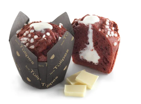 Muffinid LES TULIPES, Red Velvet, külmutatud, 110g x 20tk
