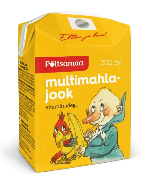 Multimahlajook kõrrega, PÕLTSAMAA, 200 ml