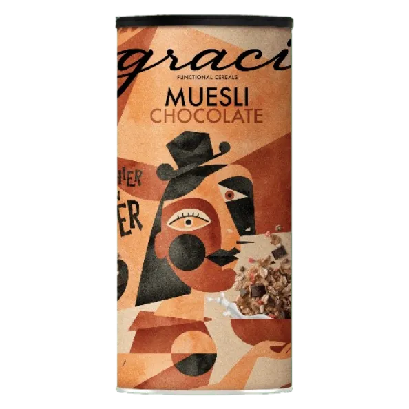 Müsli “Chocolate”, GRACI, šokolaadiga, rikastatud fosforiga, 500 g