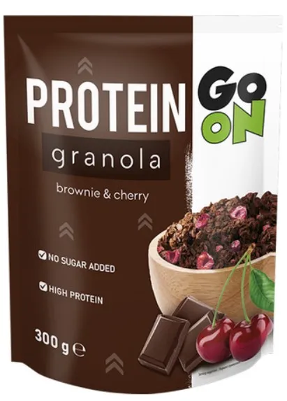 Müsli GO ON PROTEIN GRANOLA brownie-kirsi SANTE 300g