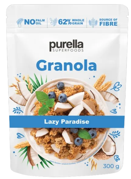 Müsli PURELLA, Granola, röstitud, kookose laastudega, 300g