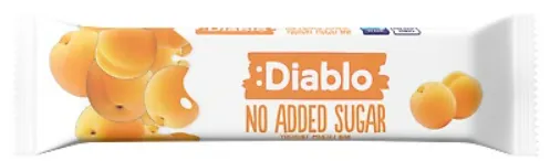 Musli batoniņš DIABLO, ar jogurtu un aprikožu garšu, bez cukura, 30g