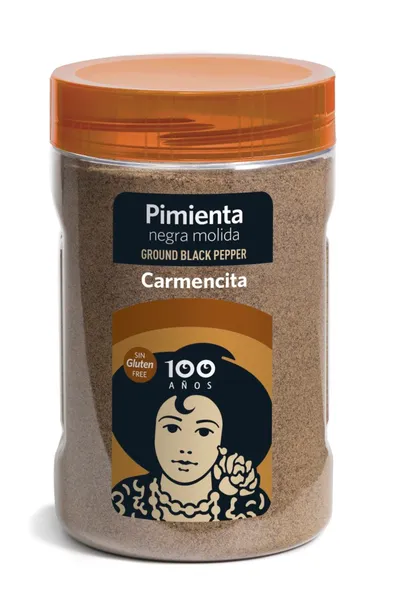 Must pipar CARMENCITA, jahvatatud, plastpurgis, 510 g