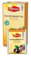Melnā tēja LIPTON Upeņu, 25 x 2g