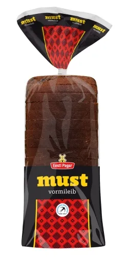 Must vormileib EESTI PAGAR, viilutatud, 600g