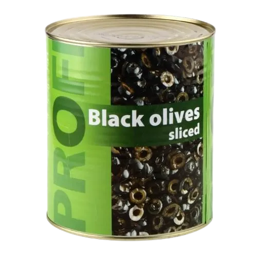 Mustad oliivid PROFI viilutatud , 3kg/1,56kg