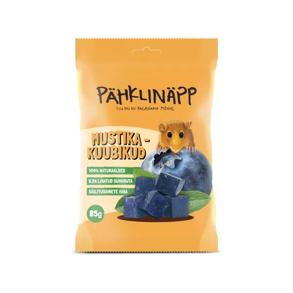 Mustikakuubikud Pähklinäpp 85g