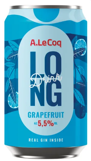 Muu alkohoolne jook A. LE COQ Long Grapefruit, 5,5%vol, 0,33L,R24/186770/46