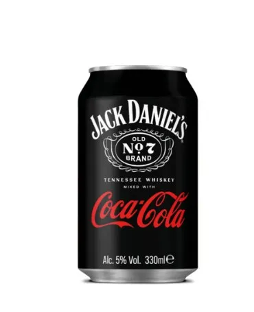 Muu alkohoolne jook JACK DANIEL'S & COCA COLA, 5%vol, 0,33L