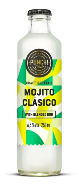 Muu alkohoolne jook PUNCH CLUB! Mojito Classico, 6,5%vol, 250ml,R23/184665/46