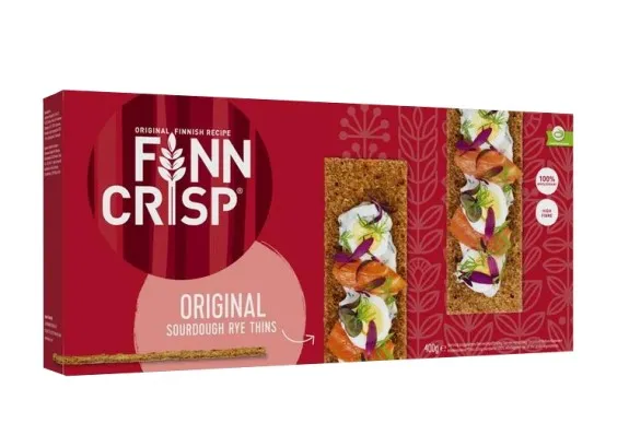 Näkileivad FINN CRISP, Original Taste, rukkijahust, õhukesed, 400g