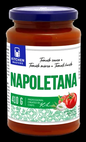 Mērce KITCHEN MASTERS, Itāļu stilā, Napoletana, ar dārzeņiem, 410g