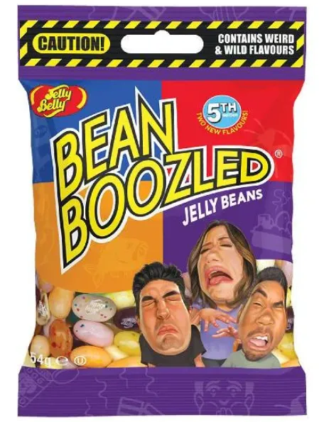 Närimiskompvekid JELLY BELLY, Bean Boozled, kummaliste maitsetega, 54 g